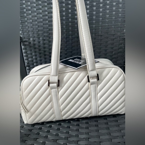 Steve Madden Bag, Steve Madden Shoulder Bag,Steve Madden white Bag. - Picture 13 of 16